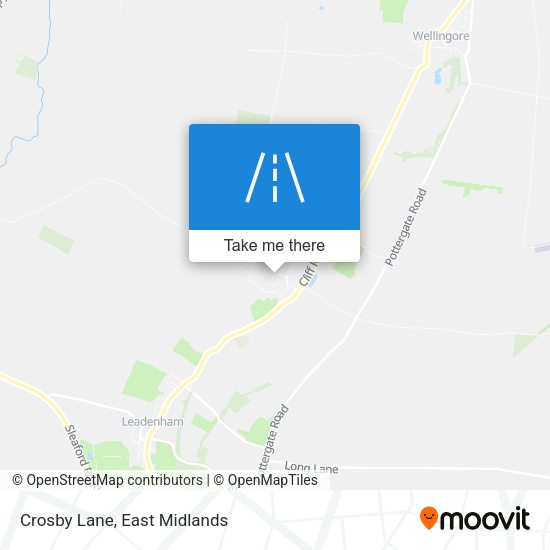 Crosby Lane map