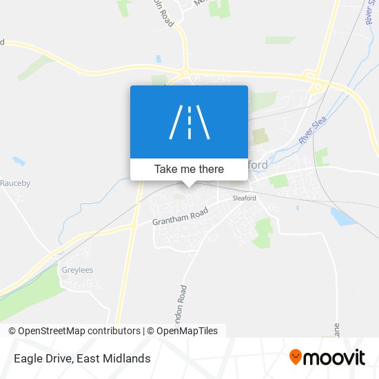 Eagle Drive map