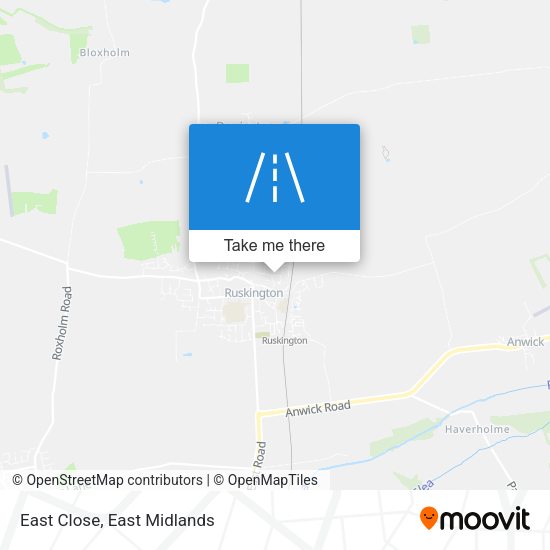 East Close map