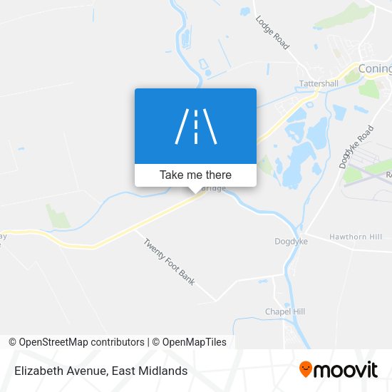 Elizabeth Avenue map