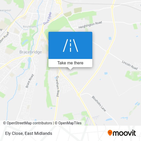 Ely Close map