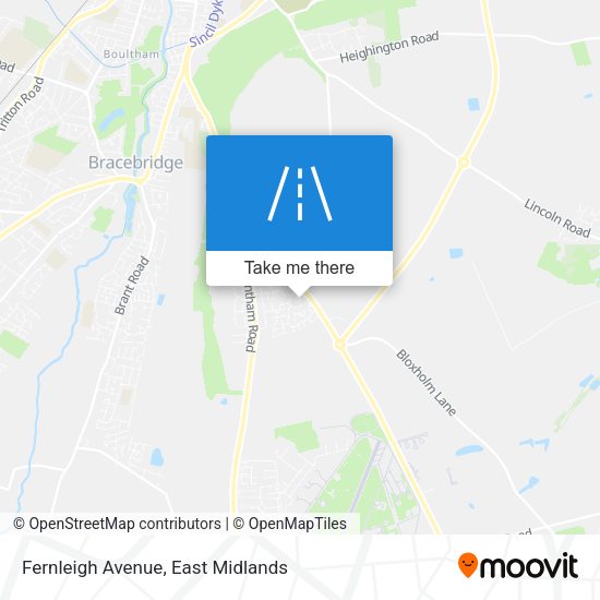 Fernleigh Avenue map