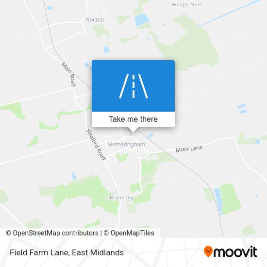 Field Farm Lane map