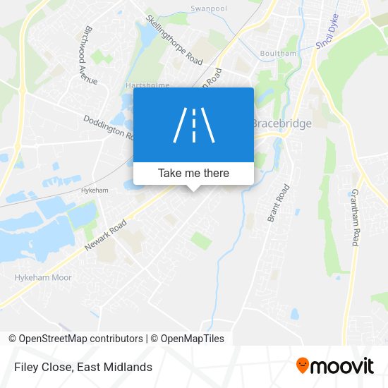 Filey Close map