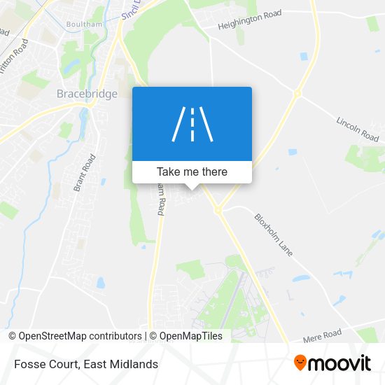 Fosse Court map