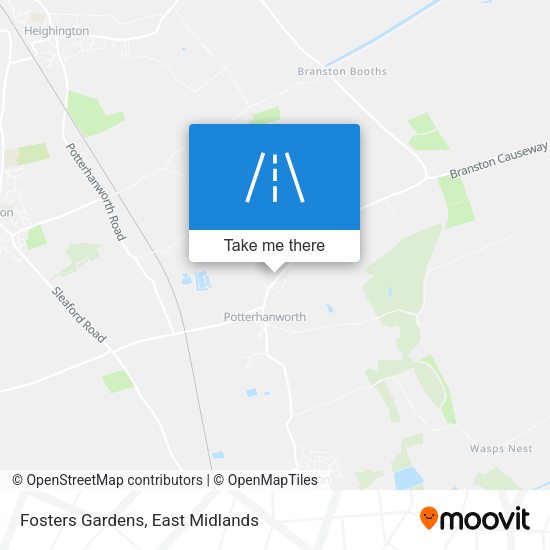 Fosters Gardens map