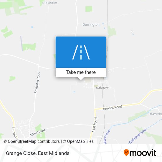 Grange Close map