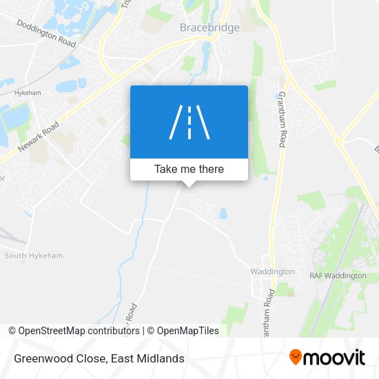 Greenwood Close map