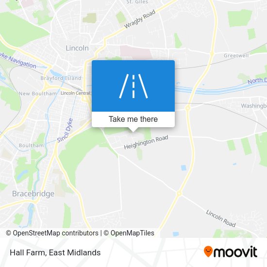 Hall Farm map