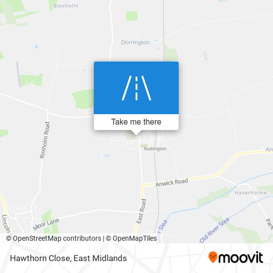 Hawthorn Close map