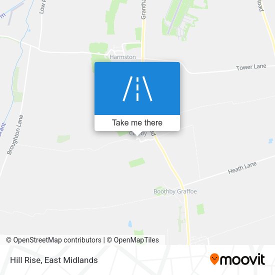 Hill Rise map