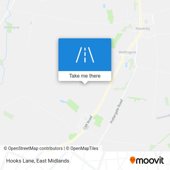Hooks Lane map