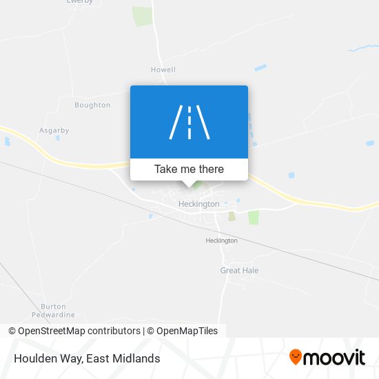 Houlden Way map