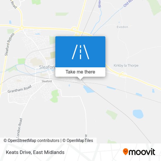 Keats Drive map