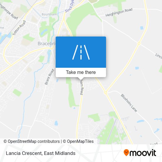 Lancia Crescent map