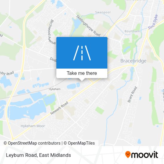 Leyburn Road map