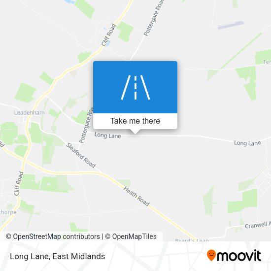Long Lane map