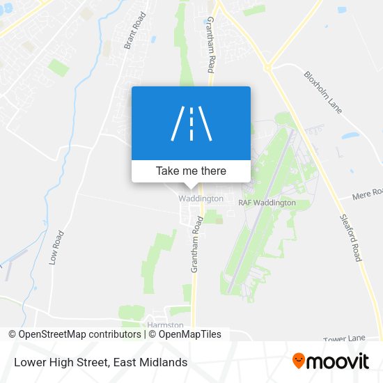 Lower High Street map
