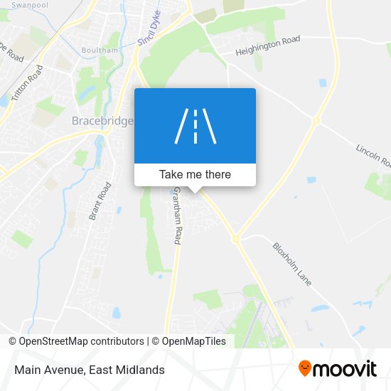 Main Avenue map