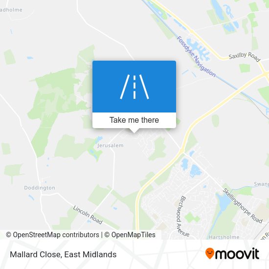 Mallard Close map