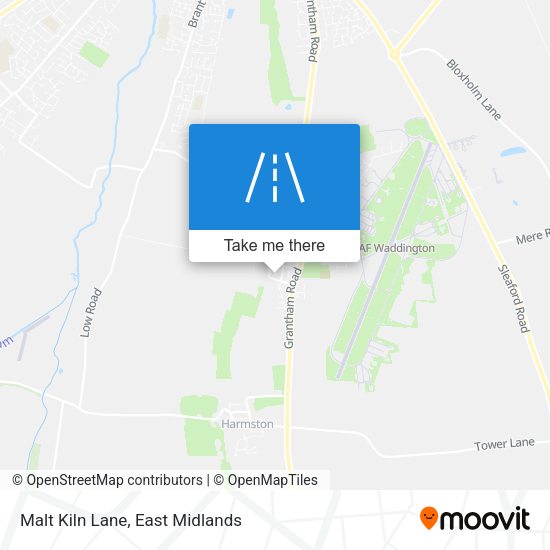 Malt Kiln Lane map