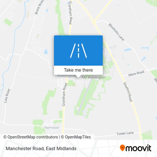 Manchester Road map
