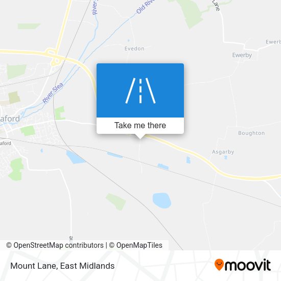 Mount Lane map
