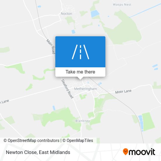 Newton Close map
