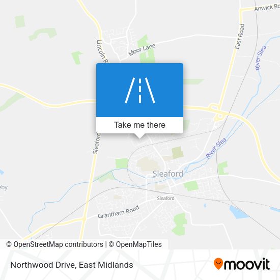 Northwood Drive map