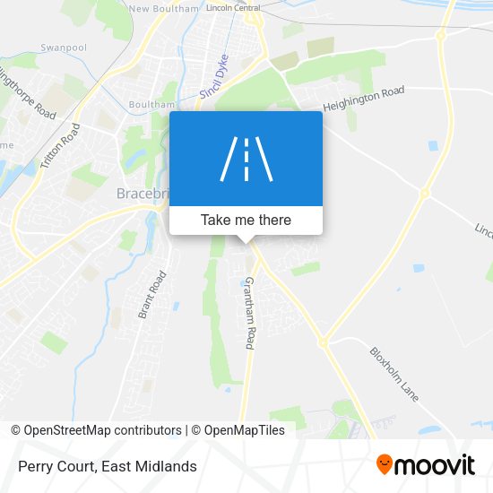 Perry Court map