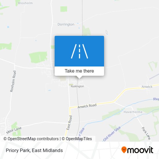 Priory Park map