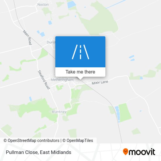 Pullman Close map