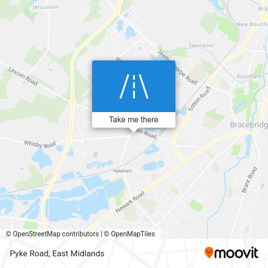 Pyke Road map