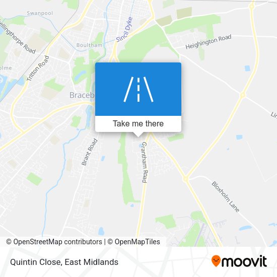 Quintin Close map
