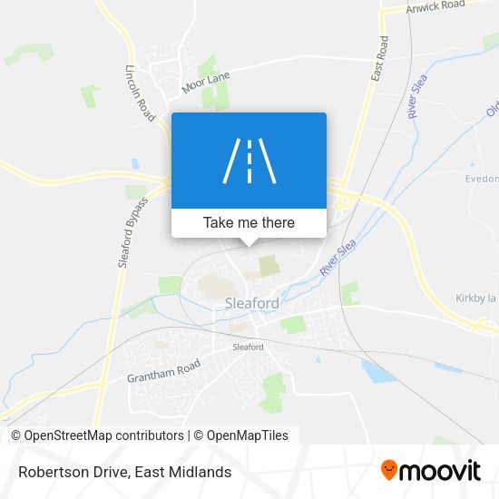 Robertson Drive map