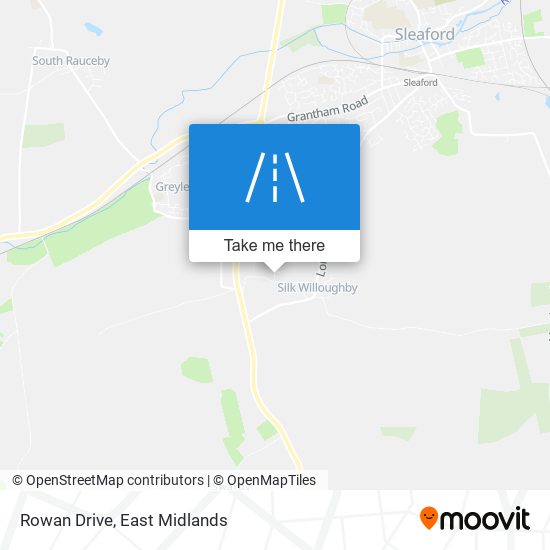 Rowan Drive map