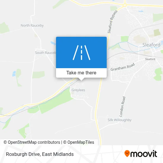 Roxburgh Drive map
