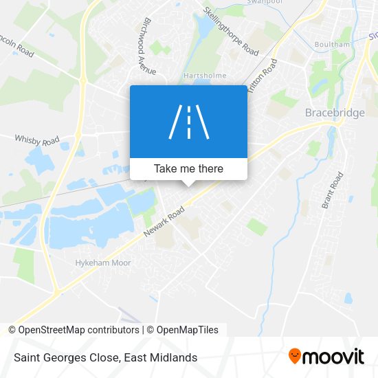 Saint Georges Close map
