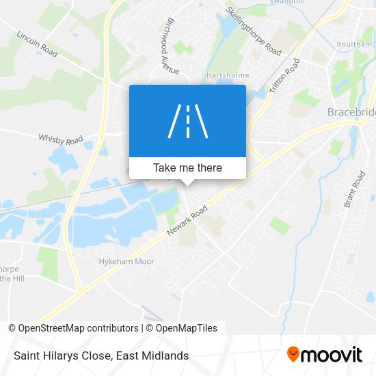 Saint Hilarys Close map