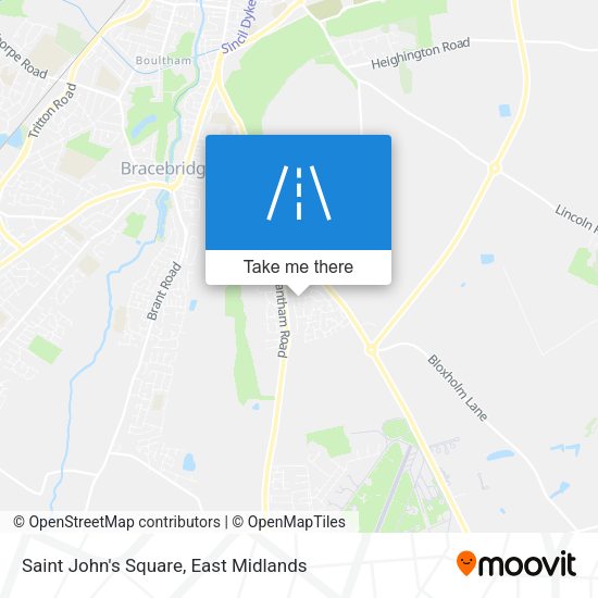 Saint John's Square map