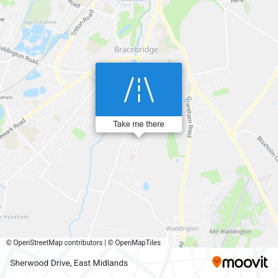 Sherwood Drive map