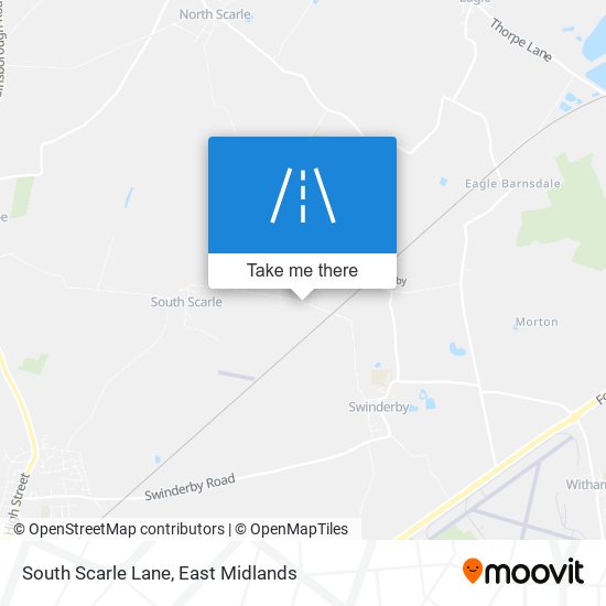 South Scarle Lane map