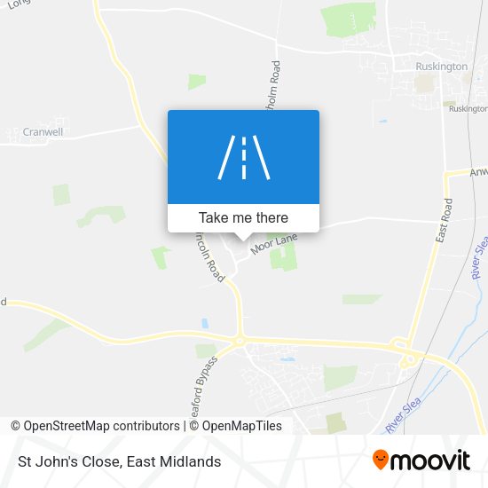 St John's Close map