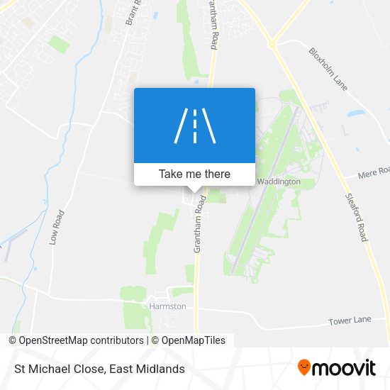 St Michael Close map
