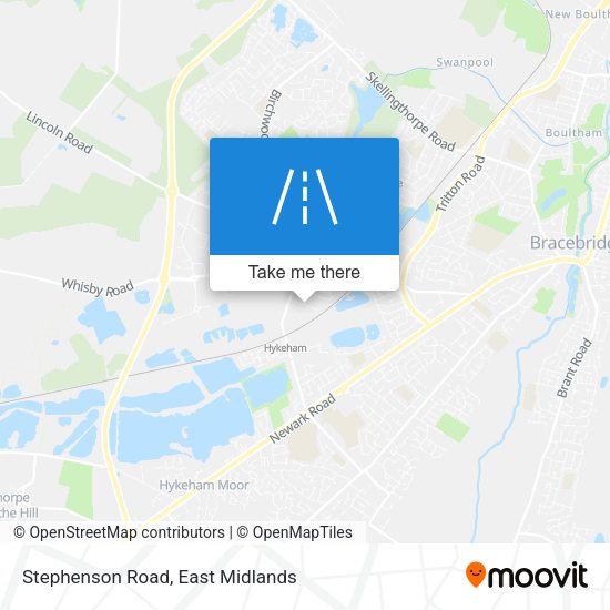 Stephenson Road map