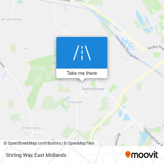 Stirling Way map