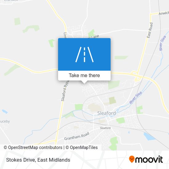 Stokes Drive map