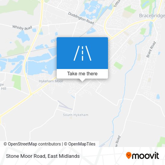 Stone Moor Road map