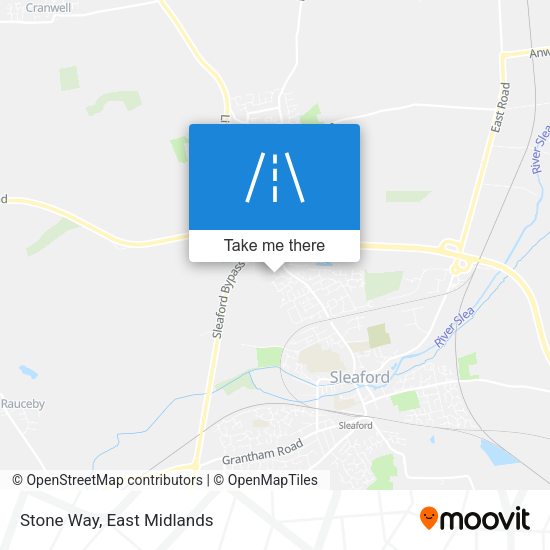 Stone Way map
