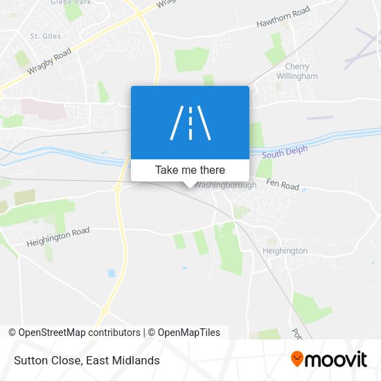 Sutton Close map